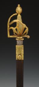 FORTE ÉPÉE DE LA 1ère COMPAGNIE DES MOUSQUETAIRES DE LA MAISON MILITAIRE DU ROI, modèle 1762 (1762-1775), Ancienne Monarchie. 32217
