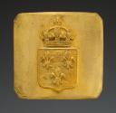 PLAQUE DE CEINTURON D'OFFICIER DE CAVALERIE DE LA GARDE ROYALE Restauration. 33822