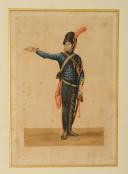 Photo 2 : LEJEUNE Baron, OFFICIER DE HUSSARDS ET CANONNIER À CHEVAL Consulat : Gravures en couleurs, Fin 19ème siècle.