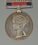 Photo 2 :  MILITARY GENERAL SERVICE 1793-1814, J.PHILIP 91th FOOT, 3 clasps : « TOULOUSE, ORTHES, NIVELLE, PYRÉNÉES, VIMIERA », VICTORIA 1848.