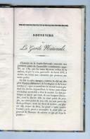 Photo 2 : SOUVENIRS DE LA GARDE NATIONALE DEPUIS SON ORIGINE EN 1789 JUSQU'À SON LICENCIEMENT1827 par un ex-capitaine.