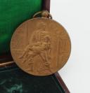 Photo 2 : AWARD MEDAL FOR A FIREFIGHTER OF THE DEPARTMENTAL UNION OF VIENNA, Third Republic. 25354