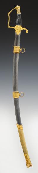 Photo 2 : AIDE-DE-CAMP OFFICER'S SABER, 1st Vendémiaire Year XII model (September 24, 1803), First Empire. 29859