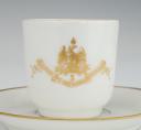 Photo 2 : GRENADIER GUARD 3rd REGIMENT IMPERIAL COFFEE CUP, officer's service, Second Empire. 29246-40