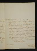 Photo 2 : AUTOGRAPH LETTER SIGNED BY COUNT KINSKI * COLONEL, prisoner in Blois, 10 December 1813. 18910-25