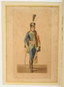 Photo 3 : LEJEUNE Baron, OFFICIER DE HUSSARDS ET CANONNIER À CHEVAL Consulat : Gravures en couleurs, Fin 19ème siècle.