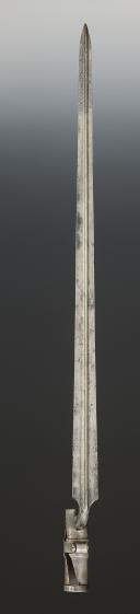 Photo 3 : Austrian bayonet for the Lorenz rifle model 1854 and Wanzl rifle model 1862 and 1867, 19th century. Item number: 27953-52R.