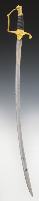 Photo 3 : AIDE-DE-CAMP OFFICER'S SABER, 1st Vendémiaire Year XII model (September 24, 1803), First Empire. 29859