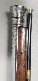 Photo 3 : FUSIL MOUSQUET DIT « DE VAUBAN », arme à silex et à mèche.