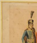 Photo 4 : LEJEUNE Baron, OFFICIER DE HUSSARDS ET CANONNIER À CHEVAL Consulat : Gravures en couleurs, Fin 19ème siècle.