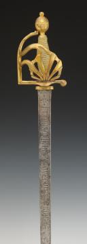 Photo 4 : FORTE ÉPÉE DE LA 1ère COMPAGNIE DES MOUSQUETAIRES DE LA MAISON MILITAIRE DU ROI, modèle 1762 (1762-1775), Ancienne Monarchie. 32217