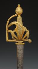 Photo 5 : FORTE ÉPÉE DE LA 1ère COMPAGNIE DES MOUSQUETAIRES DE LA MAISON MILITAIRE DU ROI, modèle 1762 (1762-1775), Ancienne Monarchie. 32217