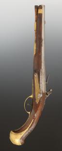 Photo 5 : PISTOLET DE CAVALERIE DE DRAGONS « L'HÔPITAL DRAGONS », modèle 1733, Ancienne Monarchie, vers 1745. 34000