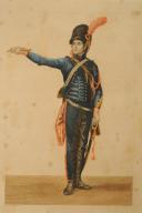 Photo 6 : LEJEUNE Baron, OFFICIER DE HUSSARDS ET CANONNIER À CHEVAL Consulat : Gravures en couleurs, Fin 19ème siècle.