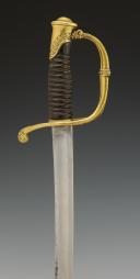 Photo 6 : SABRE D'OFFICIER D'INFANTERIE, modèle 1821, Monarchie de Juillet. 29611R