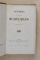 Photo 7 : SAINT-ARNAUD. Lettres du maréchal Saint-Arnaud. 