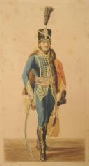 Photo 7 : LEJEUNE Baron, OFFICIER DE HUSSARDS ET CANONNIER À CHEVAL Consulat : Gravures en couleurs, Fin 19ème siècle.