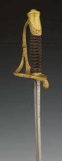 Photo 7 : SABRE D'OFFICIER D'INFANTERIE, modèle 1821, Monarchie de Juillet. 29611R