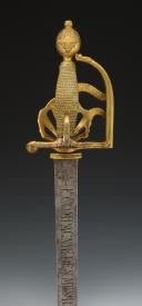 Photo 9 : FORTE ÉPÉE DE LA 1ère COMPAGNIE DES MOUSQUETAIRES DE LA MAISON MILITAIRE DU ROI, modèle 1762 (1762-1775), Ancienne Monarchie. 32217