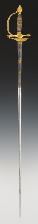 Photo 10 : CAVALRY OFFICER'S SWORD OF THE MILITARY HOUSEHOLD OF THE KING, model 1814, Restoration period. 30086