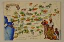 Carte postale mise en couleurs représentant la région du «CAMEROUN REGION SUD».