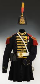 TROOP UNIFORM OF THE 1st REGIMENT OF VOLTIGEURS OF THE IMPERIAL GUARD, model 1860, Second Empire. 26888