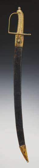 Photo 2 : SABRE D'INFANTERIE D'UN RÉGIMENT DE GRENADIERS À PIED, dit briquet, modèle 1776, Ancienne Monarchie - Révolution. 25020