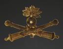 Photo 2 : FIRST DRESS ARTILLERY CAP BADGE, Third Republic. 28487