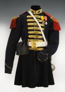 Photo 2 : TROOP UNIFORM OF THE 1st REGIMENT OF VOLTIGEURS OF THE IMPERIAL GUARD, model 1860, Second Empire. 26888