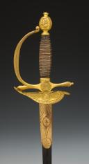 Photo 2 : CAVALRY OFFICER'S SWORD OF THE MILITARY HOUSEHOLD OF THE KING, model 1814, Restoration period. 30086