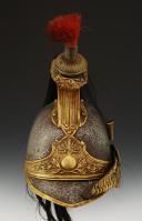 Photo 2 : CUIRASSIER HELMET OF THE IMPERIAL GUARD, 1854 model modified in 1872, Third Republic. 32263