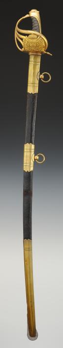 Photo 2 : SABRE DES GARDES DU CORPS DU ROI, modèle 1814, Restauration. 33466