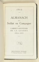 Photo 2 : Almanach du soldat en campagne 1914 – 1915  