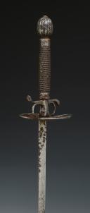 Photo 3 : IRON OFFICER'S SWORD WITH MUSKETEER, Circa 1700-1720. 25906AJC