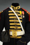 Photo 3 : TROOP UNIFORM OF THE 1st REGIMENT OF VOLTIGEURS OF THE IMPERIAL GUARD, model 1860, Second Empire. 26888