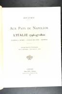 Photo 3 : Jean de METZ - AUX PAYS DE NAPOLÉON, L'ITALIE 1796-1800.