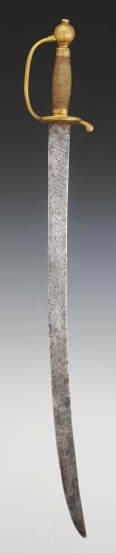 Photo 3 : SABRE DE GRENADIERS DES GARDES FRANÇAISES DE LA MAISON DU ROI, type Ancienne Monarchie, vers 1735-1745. 33528