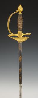 Photo 5 : CAVALRY OFFICER'S SWORD OF THE MILITARY HOUSEHOLD OF THE KING, model 1814, Restoration period. 30086