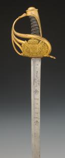 Photo 5 : SABRE DES GARDES DU CORPS DU ROI, modèle 1814, Restauration. 33466
