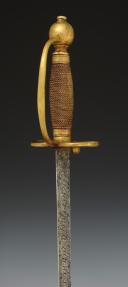 Photo 6 : SABRE DE GRENADIERS DES GARDES FRANÇAISES DE LA MAISON DU ROI, type Ancienne Monarchie, vers 1735-1745. 33528