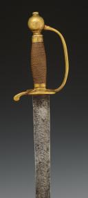 Photo 7 : SABRE DE GRENADIERS DES GARDES FRANÇAISES DE LA MAISON DU ROI, type Ancienne Monarchie, vers 1735-1745. 33528