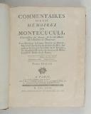 Photo 8 : MONTECUCULI (Cte de). Mémoires de Monteccuculi, Généralissime des troupes de l'Empereur ou principes de l'art militaire en général. 