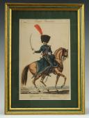 Photo 1 : MARTINET : Troupes françaises, planche 189, officier du 2ème Régiment de Chasseurs à cheval, Premier Empire.