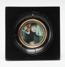 Photo 1 : DRAGON OFFICER OF THE KINGDOM OF ITALY, First Empire: miniature portrait. 18603-A