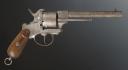 LEFAUCHEUX REVOLVER, civilian manufacture by Lefaucheux based on the 1858 model, Second Empire. 30834R