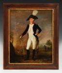 INFANTRY CAPTAIN OF THE LINE, REVOLUTION: oil on canvas, Revolution. 32909-2