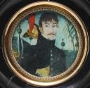 Photo 2 : OFFICIER DE DRAGONS DU ROYAUME D'ITALIE, Premier Empire : portrait miniature. 18603-A