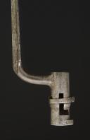 Photo 2 : DUTCH SOCKET BAYONET FOR FRENCH RIFLE 1822-1842, 19th century. 27953-54R