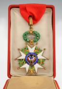 Photo 3 : COMMANDER'S JEWEL OF THE LEGION OF HONOR, jeweler's model in gilded silver, 1946-1958, Fourth Republic. 26418