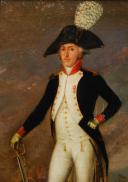 Photo 3 : INFANTRY CAPTAIN OF THE LINE, REVOLUTION: oil on canvas, Revolution. 32909-2